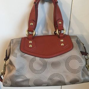 Coach Bags - Cream and orange coach purse Coach Bags - Cream and orange coach purse